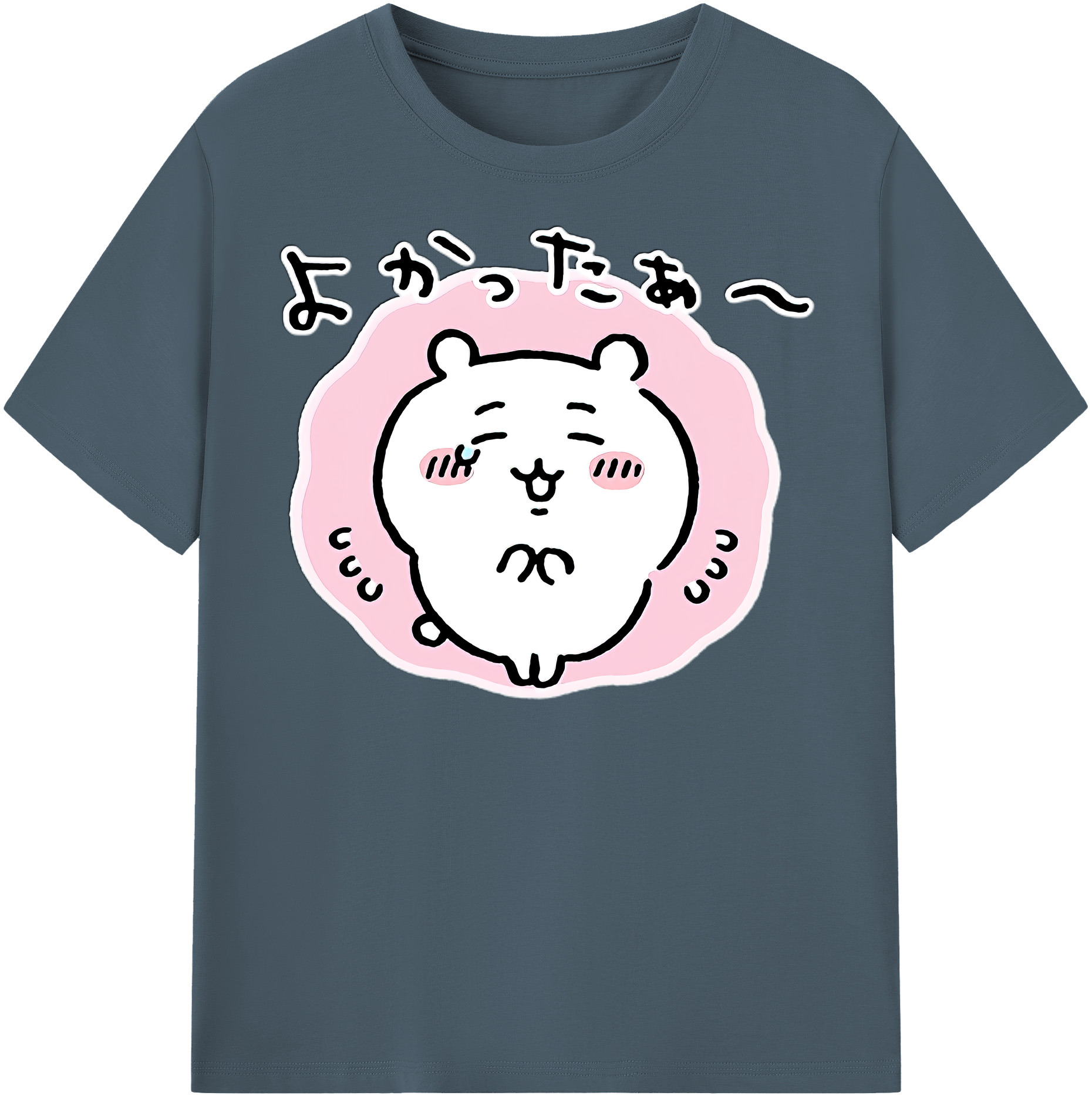 （画像用） ちいかわ ちいかわ Chii-kawa chiikawa 綿100％半袖Tシャツ（フロントプリント）